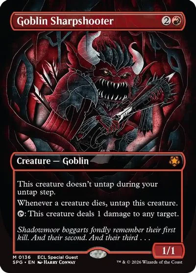 Goblin Sharpshooter [Borderless Foil] #136