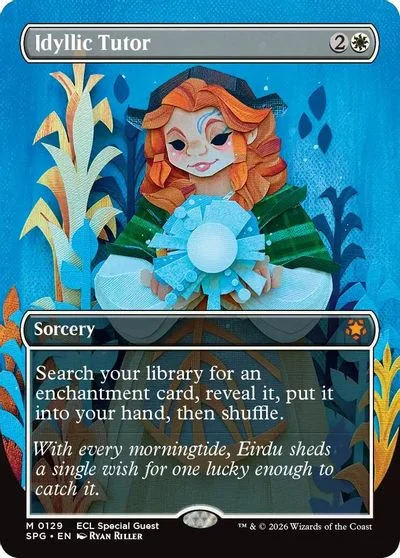 Idyllic Tutor [Borderless Foil] #129