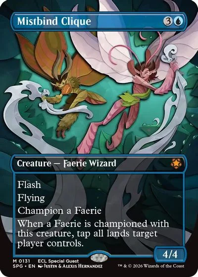 Mistbind Clique [Borderless Foil] #131