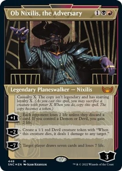 Ob Nixilis, the Adversary [Showcase Foil] #348