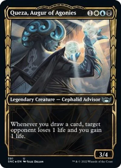 Queza, Augur of Agonies [Gilded Foil] #391