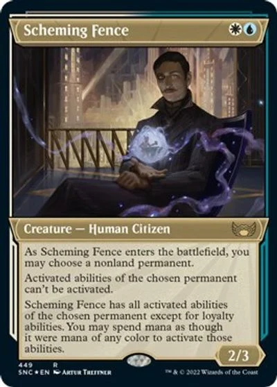 Scheming Fence [Showcase Foil] #349