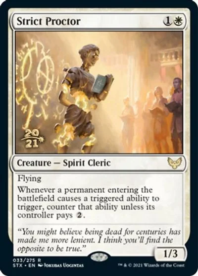 Strict Proctor [Prerelease Foil] #33