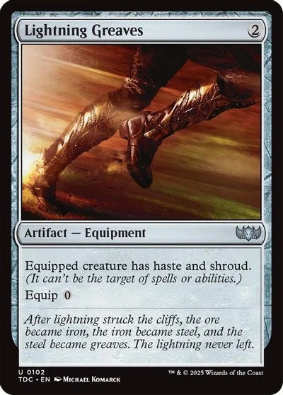 Lightning Greaves #102