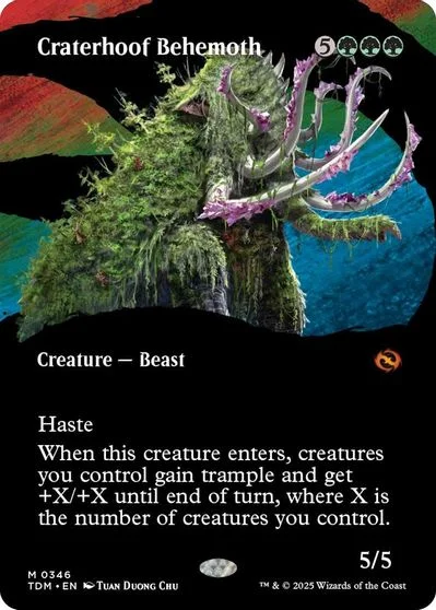 Craterhoof Behemoth [Borderless] #346