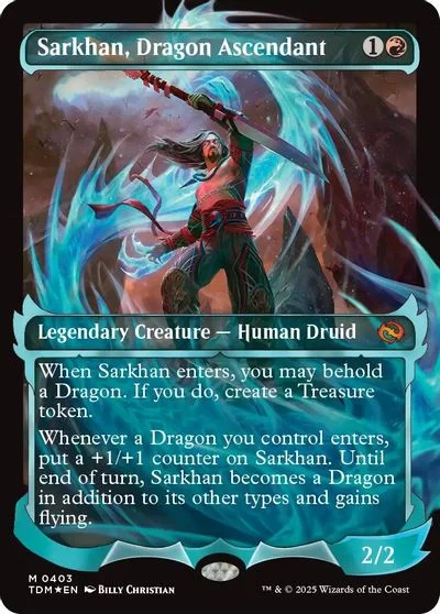 Sarkhan, Dragon Ascendant [Showcase Foil] #403