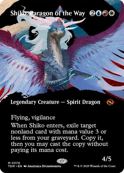 Shiko, Paragon of the Way [Borderless] #370