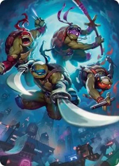Heroes in a Half Shell Art Card #41
