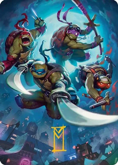 Heroes in a Half Shell Art Card [Gold-Stamped Signature] #41