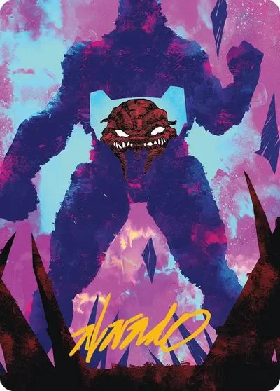 Krang, Utrom Warlord Art Card [Gold-Stamped Signature] #21