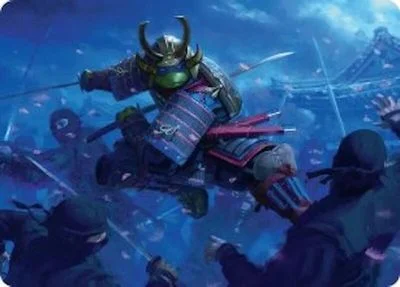 Leonardo, Sewer Samurai Art Card [1/54] #1