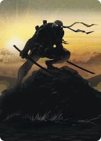 Leonardo, Sewer Samurai Art Card [20/54] #20