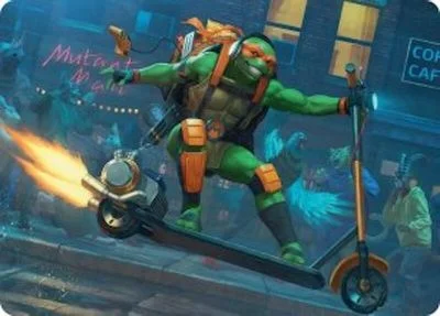 Michelangelo, On the Scene Art Card #49
