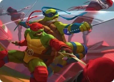 Raph & Leo, Sibling Rivals Art Card #16