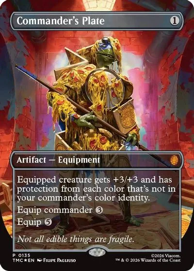 Commander's Plate [Borderless] #135