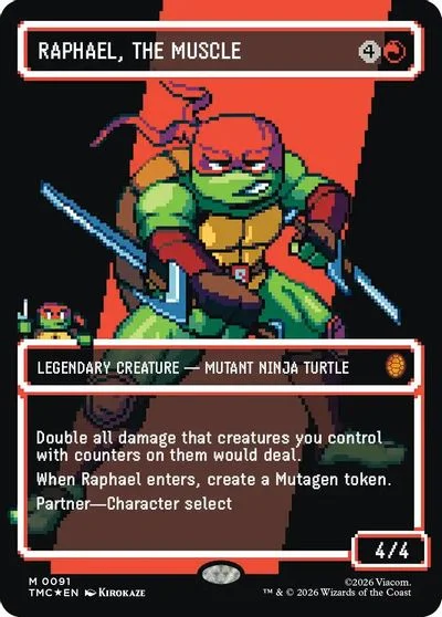 Raphael, the Muscle [Borderless] #91
