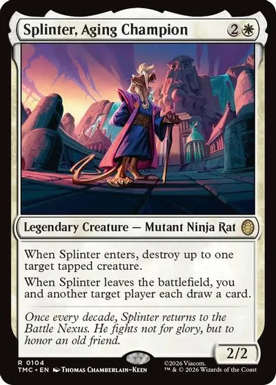 Splinter, Aging Champion #104