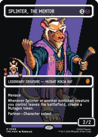 Splinter, the Mentor [Borderless] #89