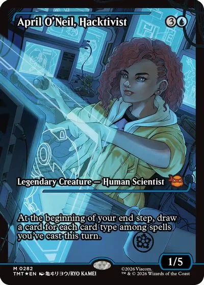April O'Neil, Hacktivist [Showcase Foil] #282