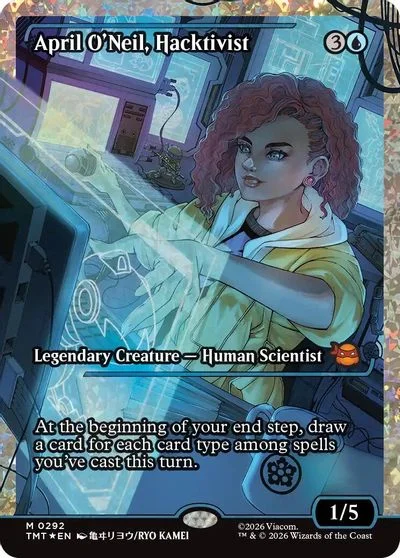April O'Neil, Hacktivist [Showcase Foil] #292