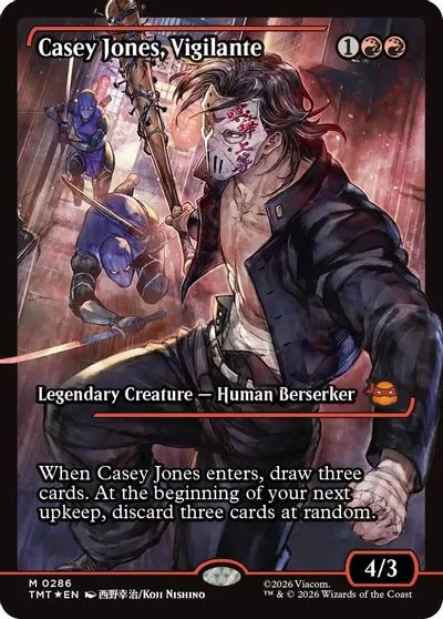 Casey Jones, Vigilante [Showcase Foil] #286
