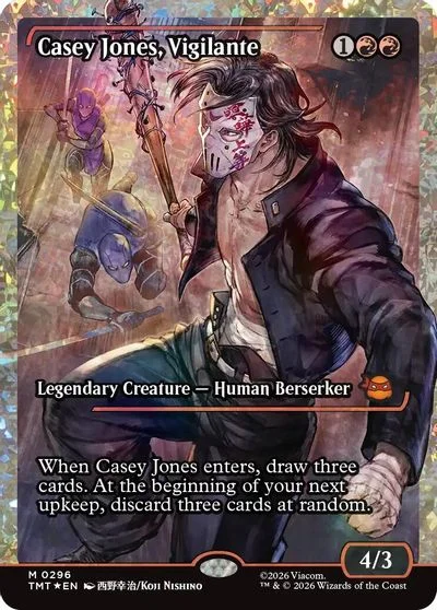 Casey Jones, Vigilante [Showcase Foil] #296