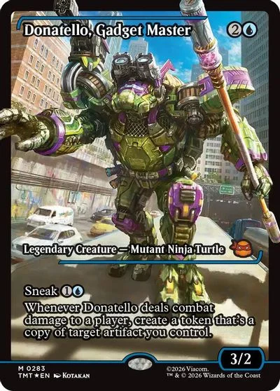 Donatello, Gadget Master [Showcase Foil] #283