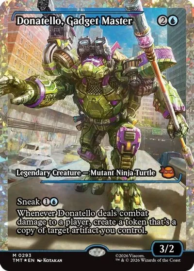 Donatello, Gadget Master [Showcase Foil] #293