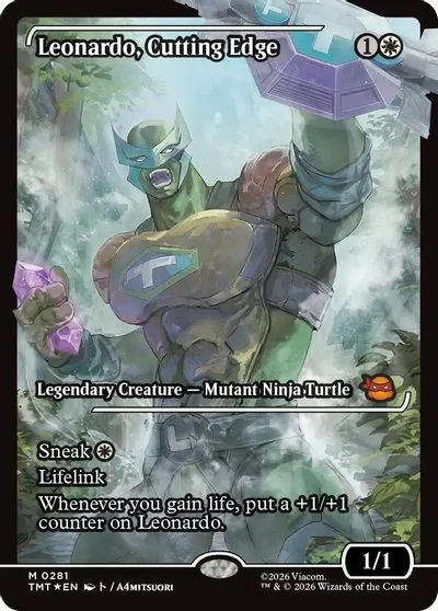 Leonardo, Cutting Edge [Showcase Foil] #281