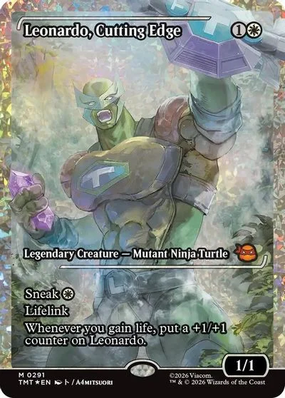 Leonardo, Cutting Edge [Showcase Foil] #291