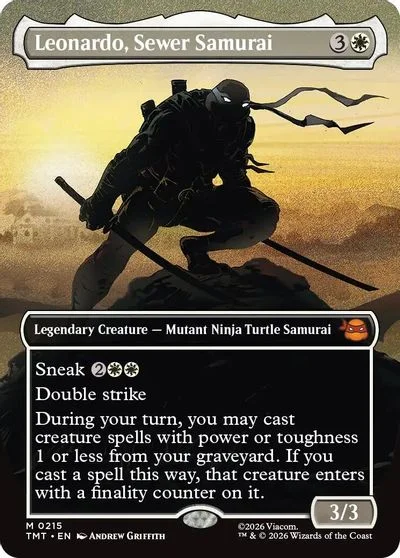 Leonardo, Sewer Samurai [Borderless] #215