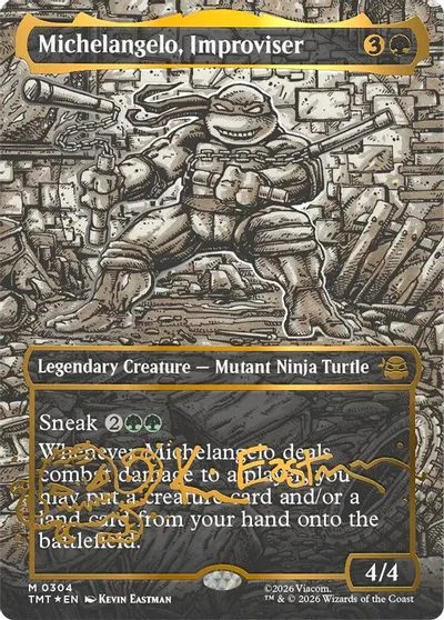 Michelangelo, Improviser [Signature] #304