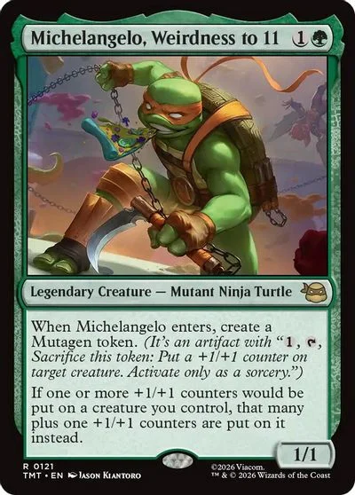Michelangelo, Weirdness to 11 #121