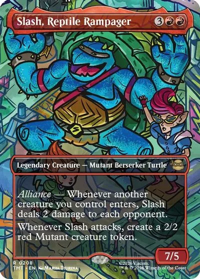 Slash, Reptile Rampager [Borderless] #208