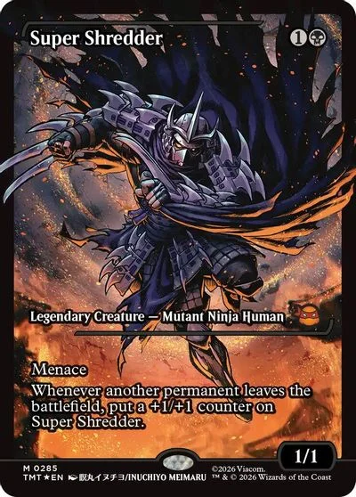 Super Shredder [Showcase Foil] #285