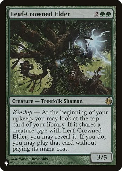 Leaf-Crowned Elder #128