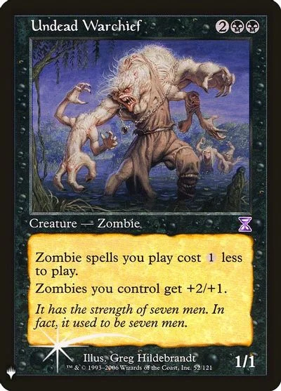 Undead Warchief [Foil] #52