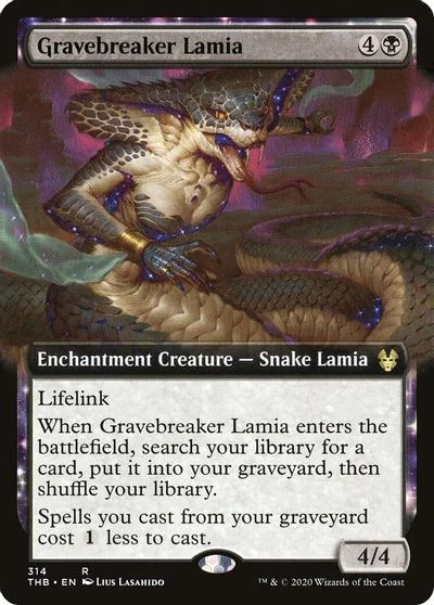Gravebreaker Lamia [Extended Art Foil] #314