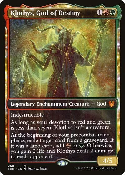 Klothys, God of Destiny [Showcase Foil] #220