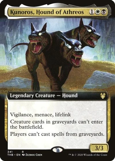 Kunoros, Hound of Athreos [Extended Art Foil] #341
