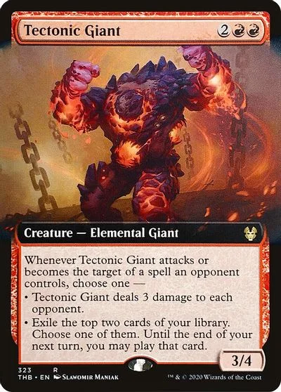 Tectonic Giant [Extended Art Foil] #323