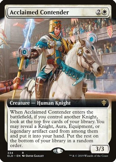 Acclaimed Contender [Extended Art Foil] #334