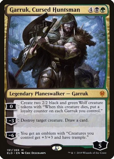 Garruk, Cursed Huntsman [Foil] #191
