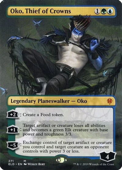Oko, Thief of Crowns [Borderless Foil] #271