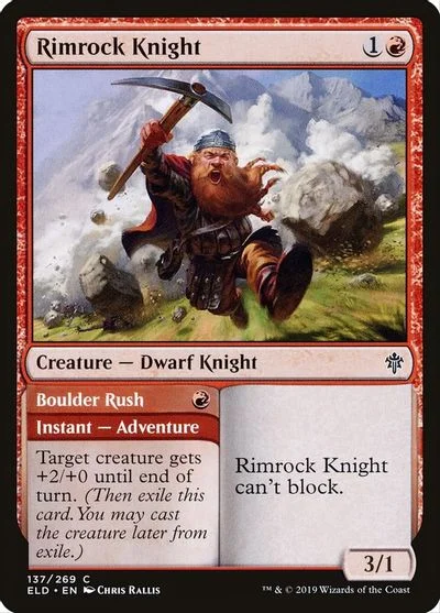 Rimrock Knight & Boulder Rush #137