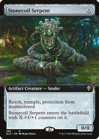 Stonecoil Serpent [Extended Art Foil] #385