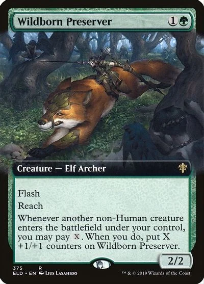 Wildborn Preserver [Extended Art Foil] #375