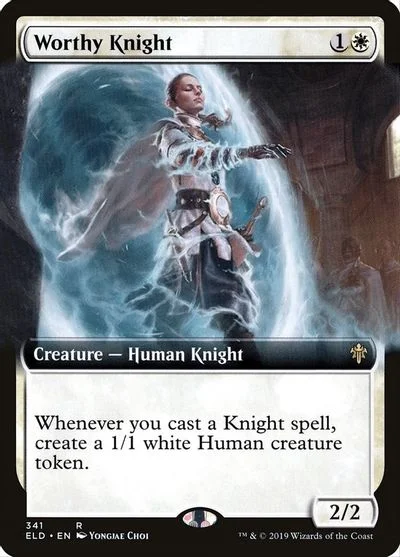 Worthy Knight [Extended Art Foil] #341