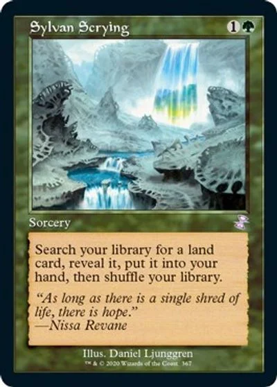 Sylvan Scrying [Foil] #367