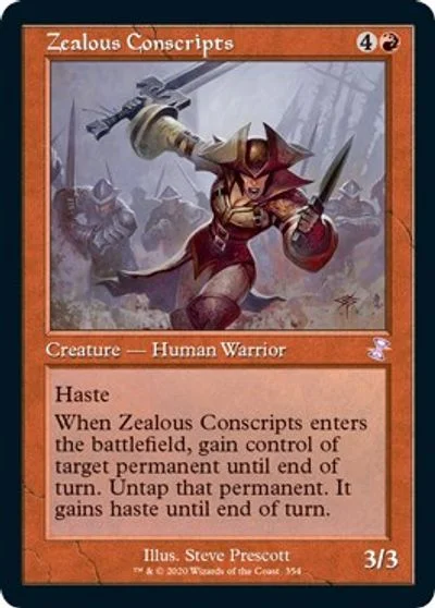 Zealous Conscripts [Foil] #354